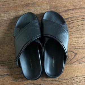 Banana Republic Classic Black Slides